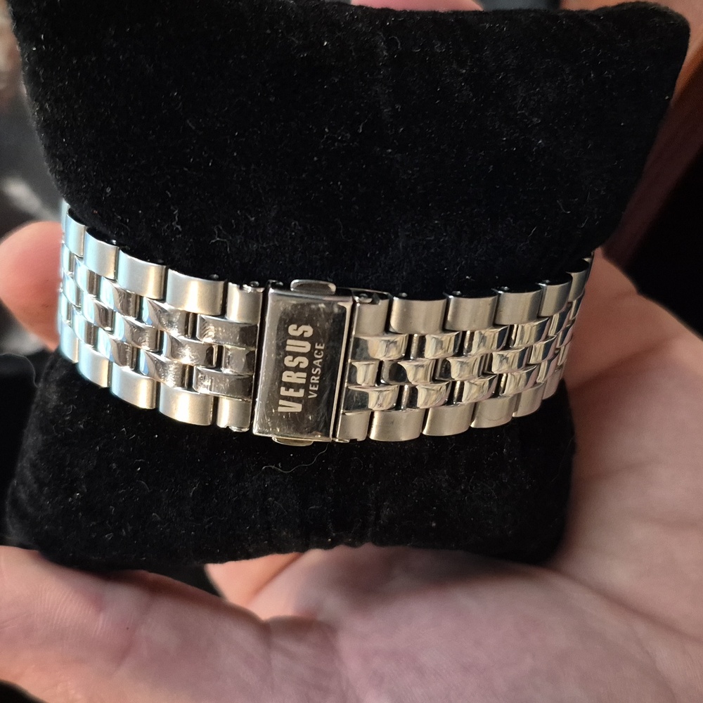 Versus Versace Silver and Blue Men's Watch - Picture 7 of 8